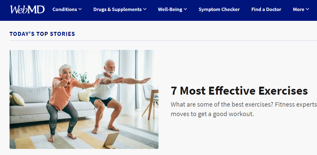 WebMD Website