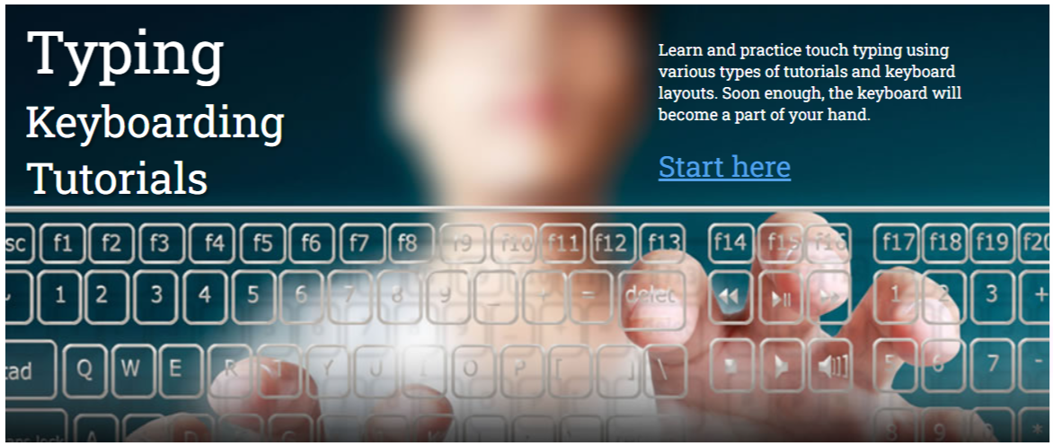 Typing Keyboarding Tutorial by Sense-Lang