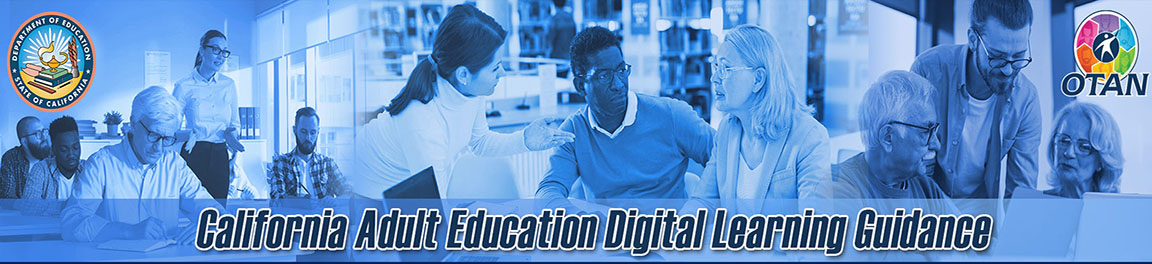 California Adult Education Digital Learning Guidance