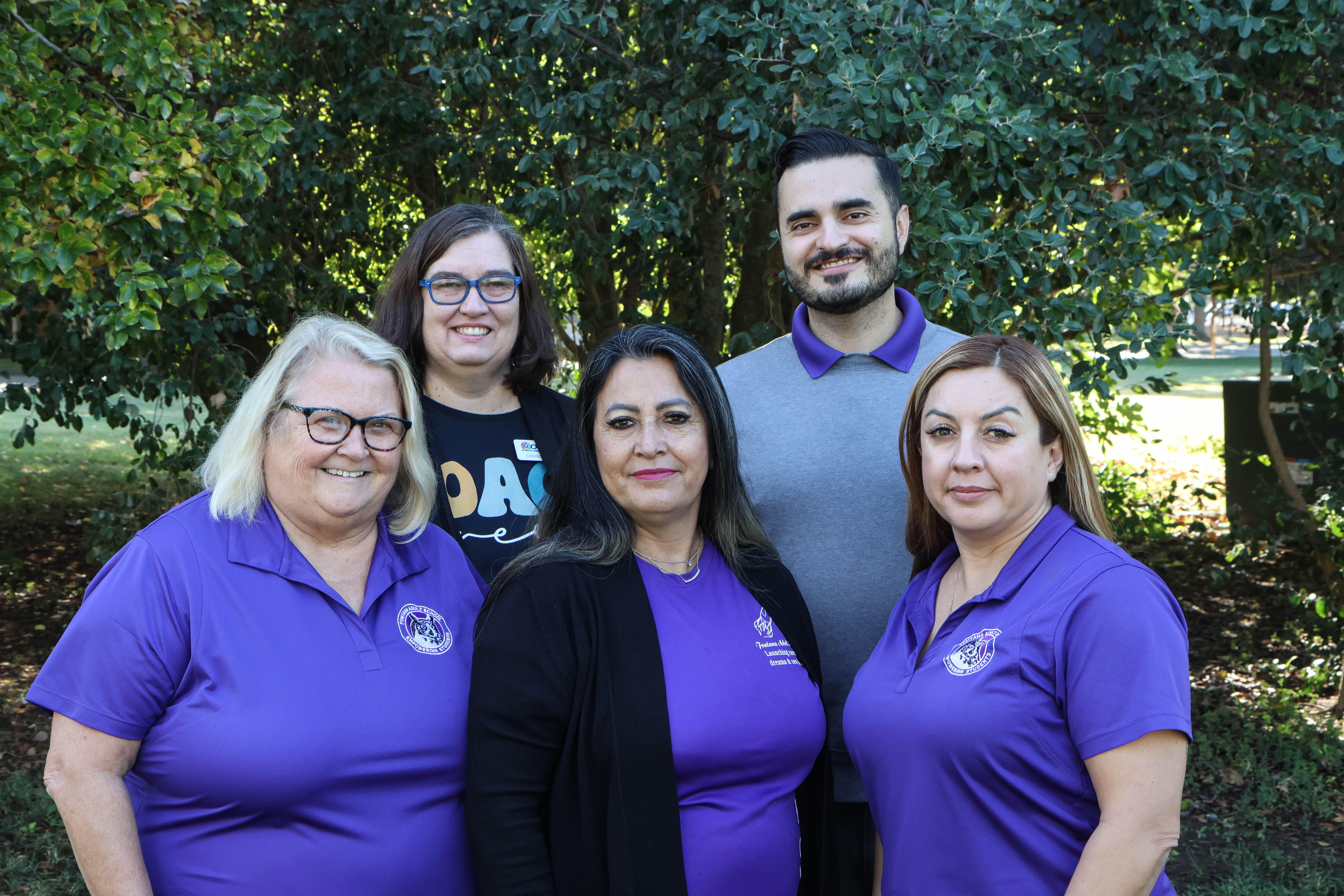 Photo of Fontana Adult School team members.