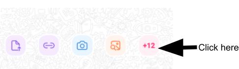 Screenshot of padlet