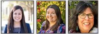 Three women who comprise team from San Diego College of Continuing Education.