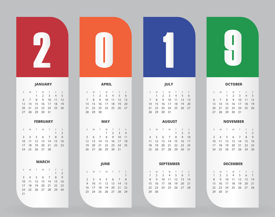 2019 Calendar